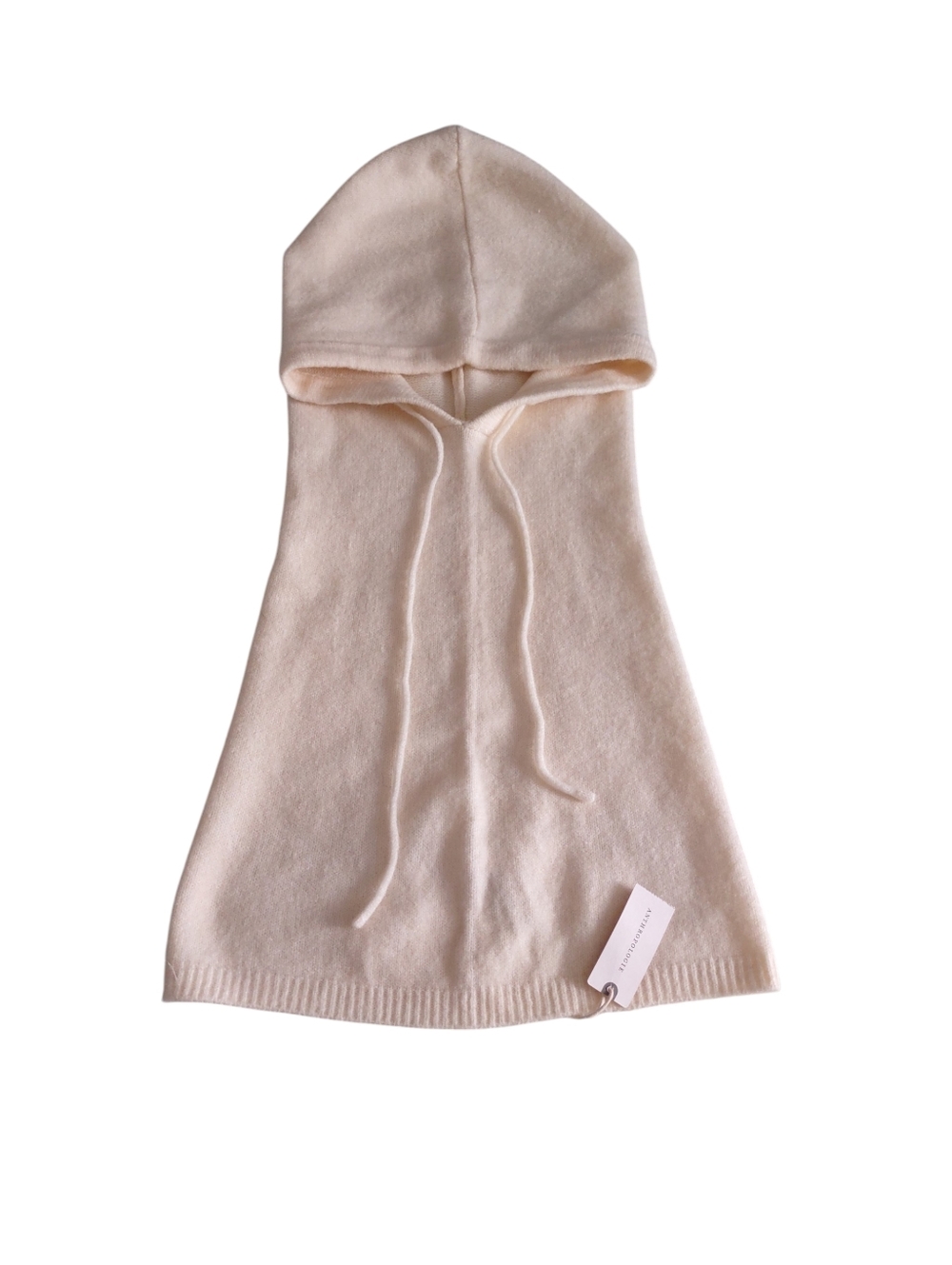 Anthropologie Hooded Snood Ivory